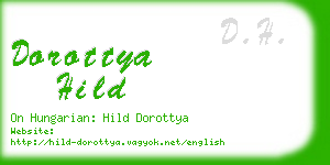 dorottya hild business card